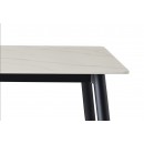 Стол обеденный SIGNAL RION белый/черный 160/90